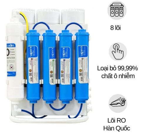 may loc nuoc karofi s s038 8 loi kieu dang nho gon