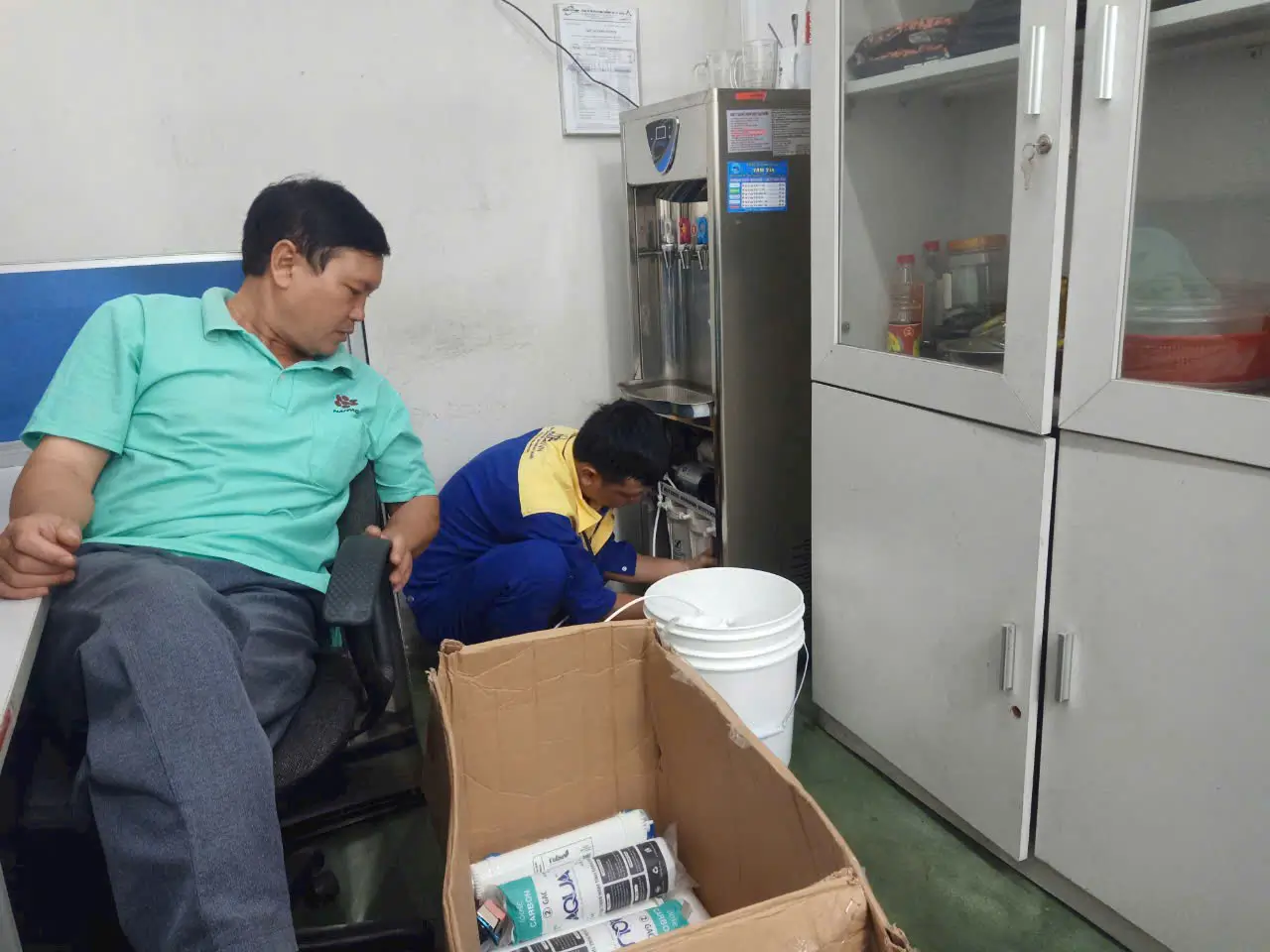 Thay lõi lọc nước 59 CTY NAN PAO