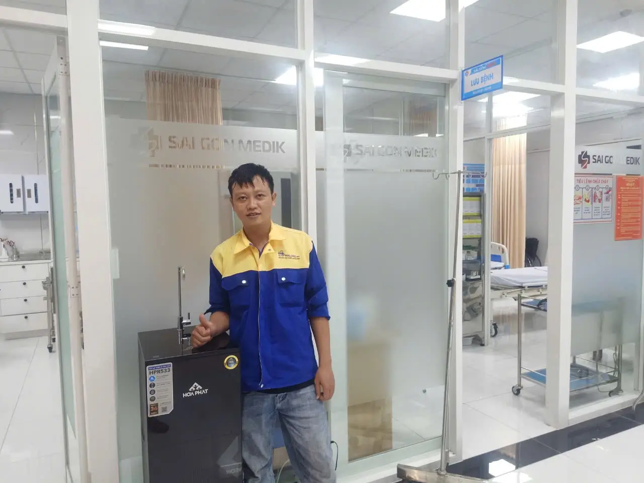 Thay lõi lọc nước 73 Phòng khám đa Sài Gòn Medik